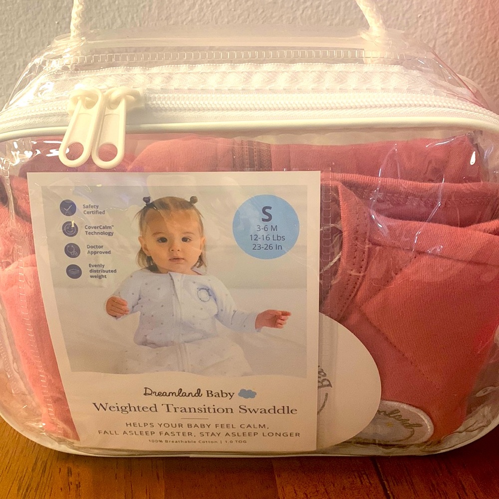 Dreamland weighted transition baby swaddle